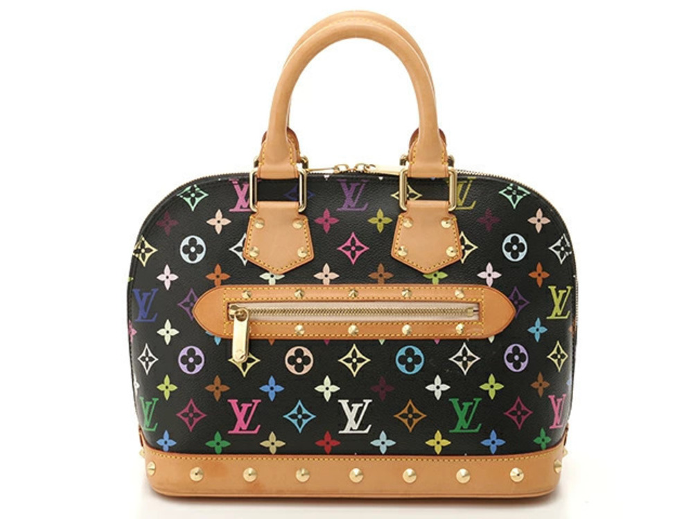 LOUIS VUITTON Alma Multicolor Noir Black